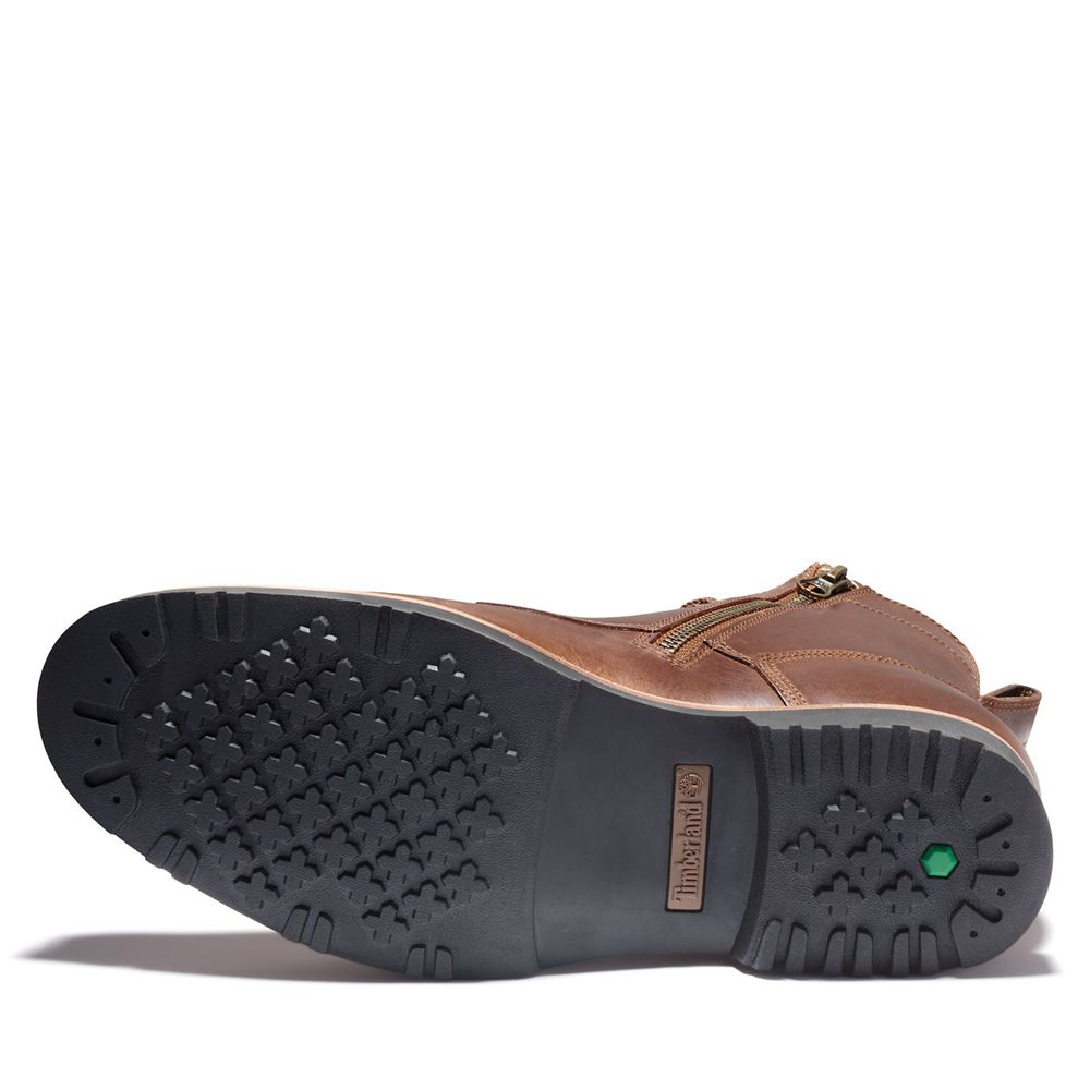 Bota Neve Masculino - Timberland Kendrick Side-Zip Impermeavel - WZOKD2765 - Marrom